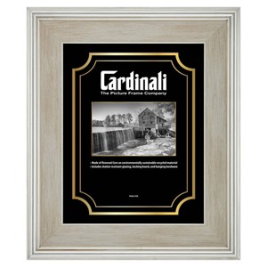 Cardinali Plein Air, Silver 8x10" Picture Frame with Acrylic Glazing & Cardboard Backing, for Photography or Canvas Frame, 3 Wide Moulding, 1/2 Rabbet - 1 of 4