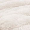 Sweet Jojo Designs Throw Pillow Covers Boho Faux Fur Ivory 2pc - image 3 of 4