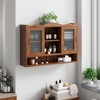 Retro Wall Mounted Cabinet Medicine Cabinet Bathroom Storage Cabinet - ModernLuxe - 2 of 4