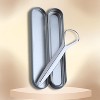 Smart Life Co Tongue Scraper Stainless Steel (2 Pack) - Dentist-Approved Travel Friendly, Fights Bad Breath & Improves Oral Health - 2 of 2