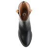 Journee Collection Womens Novva Tru Comfort Foam Back Heel Zip Stacked Heel Booties Black 8 - 4 of 4