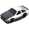1983 Toyota Sprinter Trueno (AE86) White with Carbon Hood 1/64 Diecast Model Car by Muscle Machines - 2 of 3