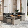 vidaXL Garden Sofa Set Grey - 2 of 4