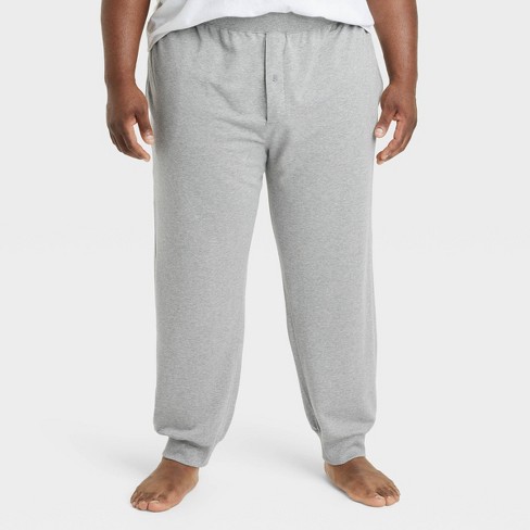 Men's Big & Tall Cotton Modal Knit Pajama Pants - Goodfellow & Co™  Heathered Gray 3XL