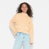 Women's Hooded Cropped Chore Fashion Jacket - Wild Fable™ Beige - 2 of 3