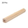 Unique Bargains Arts Garden Christmas Decoration Round Natural Wood Sticks 20 Pcs - 3 of 4
