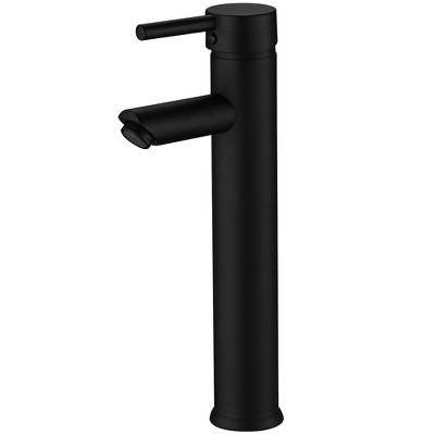 BWE Single Hole Single Handle Bathroom Vessel Sink Faucet With Supply Hose