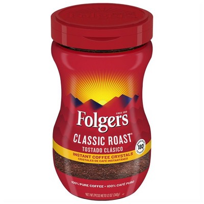 Folgers Regular Instant Coffee Regular12.0oz