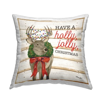 Stupell Industries Holly Jolly Christmas Deer