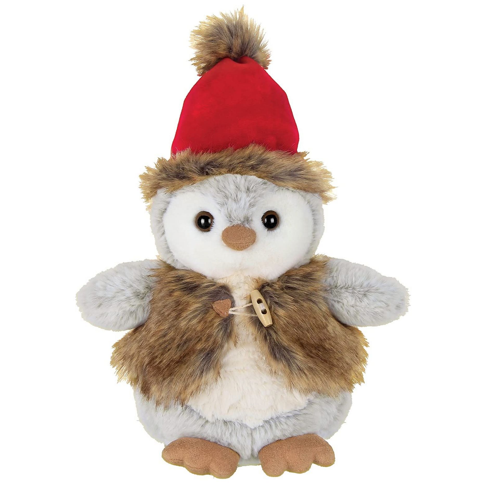 Bearington Bearington Popper Christmas Plush Toys, 13 Inch Penguin Stuffed Animal