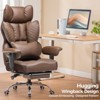 COMHOMA Big and Tall Office Chair with Footrest and Lumbar Support, High Back - 4 of 4
