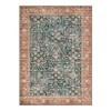 Lahome Oriental 8'2"x10' Area Rugs Ultra-Thin Soft Orange Rugs for Living Room Washable Non-Shed Print  Indoor Carpet for Bedroom Playroom Nursery - 3 of 4