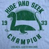 Mens Hide And Seek Champion Loch Ness Monster T Shirt Funny Sea Creature Graphic Tee - Crazy Dog Men's T Shirt - 2 of 4
