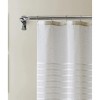 Dainty Home Daniella Linen Textured Striped 3d Chenille Tufted Shower Curtain - 2 of 4