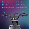 36V Ride On Dirt Bike for Kids,Fast Speed Electric Powered Off-Road Motorcycle,15.5MPH,Led Light,Leather Seat,Disc Brake,Air-Filled Tires,Black - 2 of 4