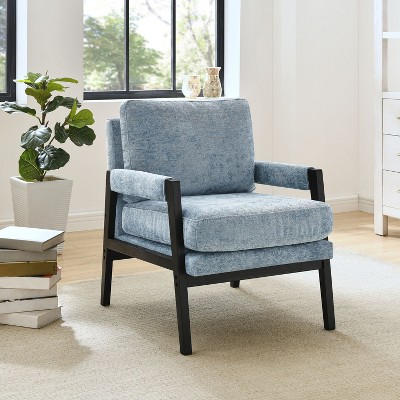 NicBex Accent Chair Modern Armchair Upholstered Living Room Chair Comfy Chair Lounge Chair with Wood Legs for Reading Room