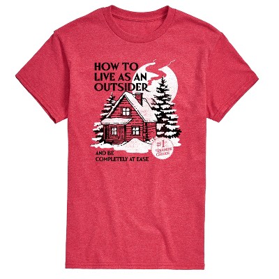 Men's - Instant Message - How To Live As An Outsider- Men's Short Sleeve Graphic T-Shirt Short Sleeve Graphic T-Shirt