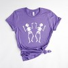 Simply Sage Market Women's Two Dancing Skeletons Short Sleeve Graphic Tee - 2 of 4