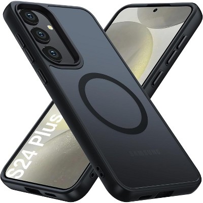 Entronix [Magnetic] Case Compatible with Galaxy S24 Plus - Translucent Frosted Matte