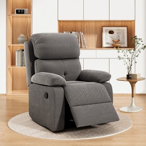 Small Manual Recliner Chairs for Adults Women for Living Room Small Spaces - 1 of 4
