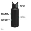 Simple Modern Summit 32oz Stainless Steel Water Bottle With Straw Lid :  Target