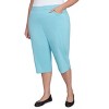 Alfred Dunner Womens Plus-Size Flat Front Allure Classic Clamdigger Pant - 3 of 4