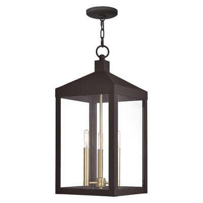 Livex Lighting Nyack 3 - Light Pendant in  Bronze