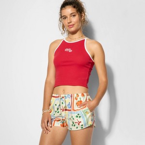 Women's Linen Pull-On Shorts - Wild Fable™ - 1 of 3