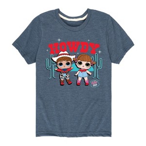 Boys' - LOL Surprise! - Howdy Neon Short Sleeve Graphic T-Shirt - 1 of 4