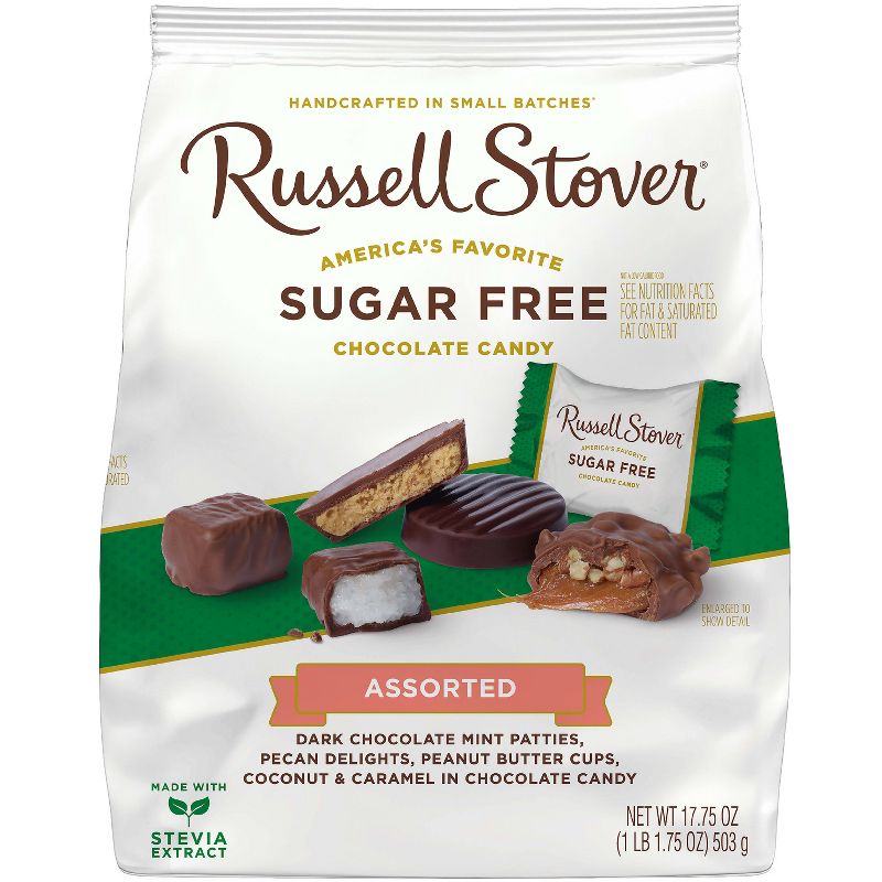 Russell Stover Candy Sugar Free Gusset Bag - Assorted - 17.75oz, 3 of 9