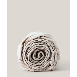 Pact Organic Cool-Air Percale Fitted Sheet - 1 of 4