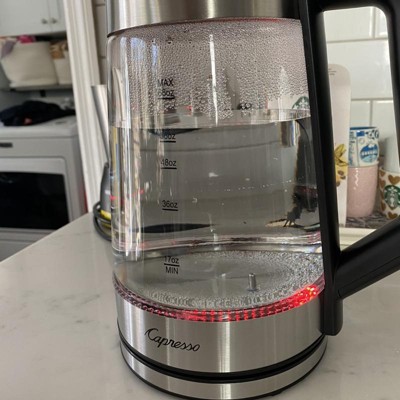 Capresso H2O Glass Rapid-Boil Kettle 