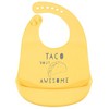 Hudson Baby Infant Boy Silicone Bibs 2pk, Nacho Man, One Size - 3 of 3