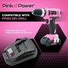 Pink Power PP205 20V Lithium Ion Charger for PP202 Battery - Works with PP203 Drill Kit, PP201 Cordless Stick Vacuum and PP204 Cordless Detail Sander - 3 of 4