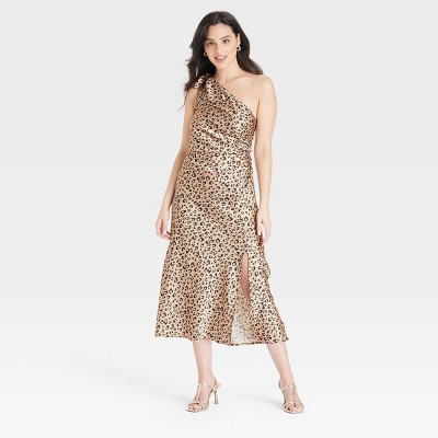 Women's One Shoulder Midi Dress - A New Day™