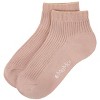 Memoi Thin Ribbed Cotton Kids Anklet Sock - 3 of 4