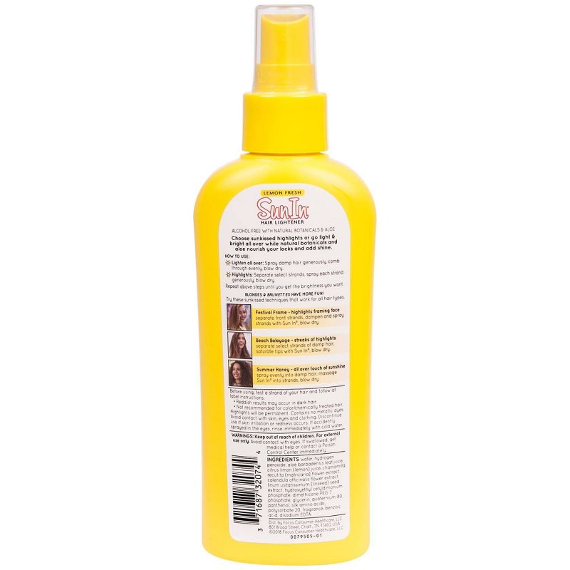 Sun In Lemon Fresh Hair Lightener - 4.7 fl oz, 3 of 6