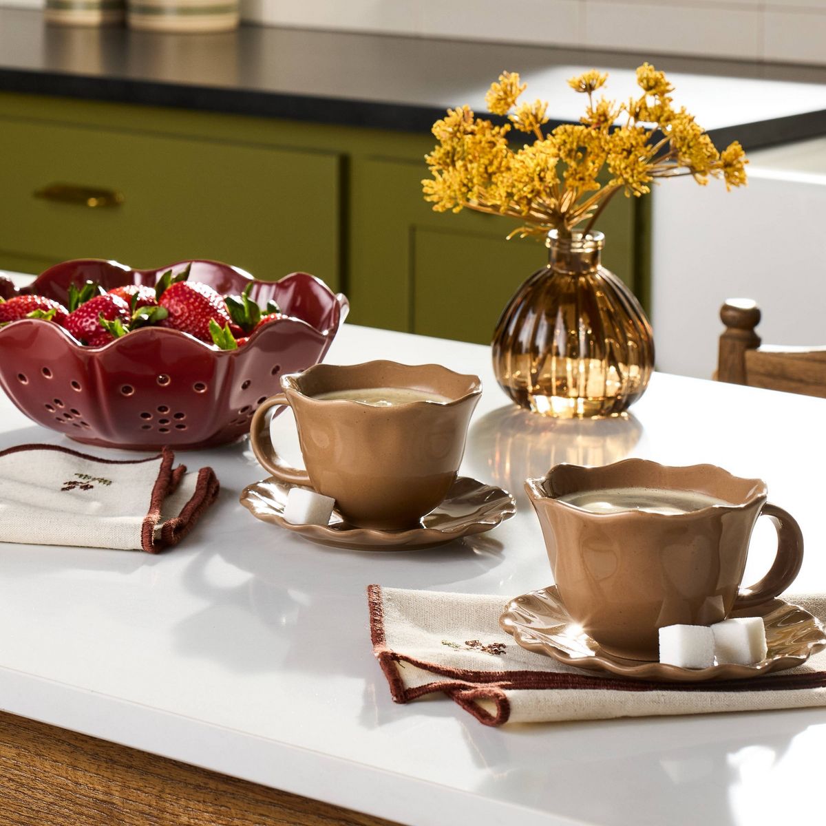 5 fl oz Espresso Cup and Saucer - Hearth & Hand™ with Magnolia - thumbnail 6