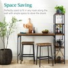 Best Choice Products 3-Piece Bar Height Dining Set w/ Bottle Rack, Glass Storage, 5 Shelves - 3 of 4
