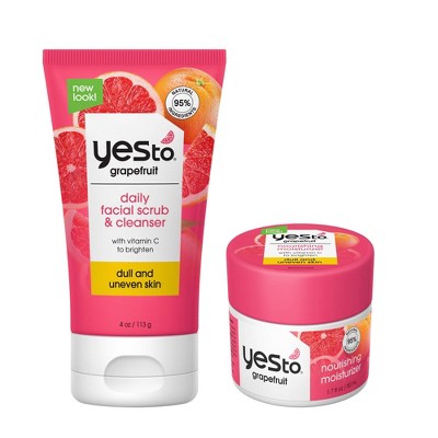 Yes To Scrub and Moisturizer - Grapefruit - 2pk