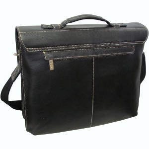 Classical Leather Organizer Briefcase (#2750-02) - 1 of 4