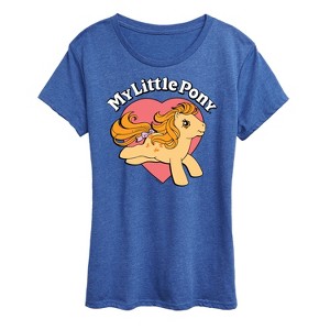 Women's - My Little Pony - Retro Heart Logo Short Sleeve Graphic T-Shirt - 1 of 4