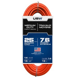 USW 14/3 Orange Medium Duty Extension Cords - 1 of 4