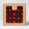 50ct Shatter-Resistant Round Christmas Tree Ornament Set - Wondershop™ - 3 of 3