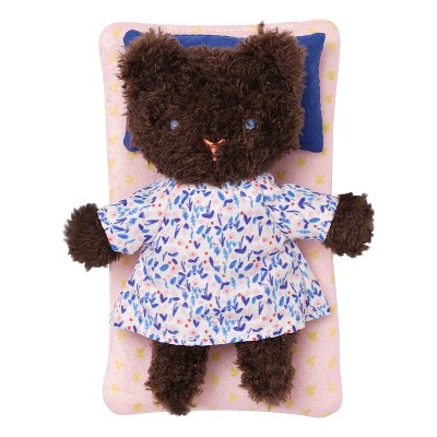 Manhattan Toy Little Nook Bluebell Bear Stuffed Animal with Removable Clothing, Sleeping Bag & Keepsake Box