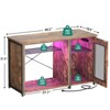 Aheaplus 55-75 Gallon Rectangle Aquarium Stand with Power Outlets & LED Light,Fish tank stand - 4 of 4