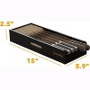 Knife Drawer Organizer Bamboo Insert Dock(Small)-SpaceAid® - 3 of 4