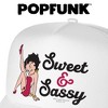 Betty Boop Sweet & Sassy Foam Trucker Cap White - 4 of 4