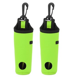 Unique Bargains Neoprene Waist-Mounted Lightweight Golf Ball Carry Bags 2 Pcs - 1 of 4