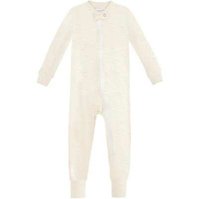 City Threads USA-Made Organic Cotton Super-Soft Footless Zip Footie